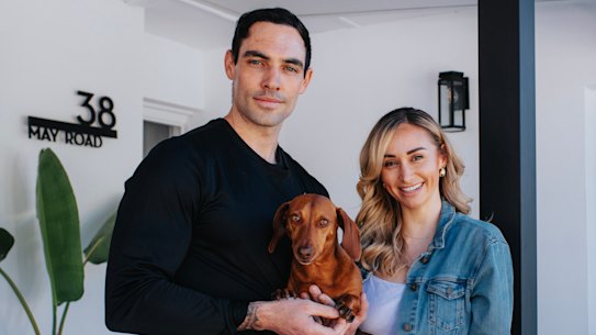 Michaela McClellan and her husband Ashley are selling their home in Narraweena.