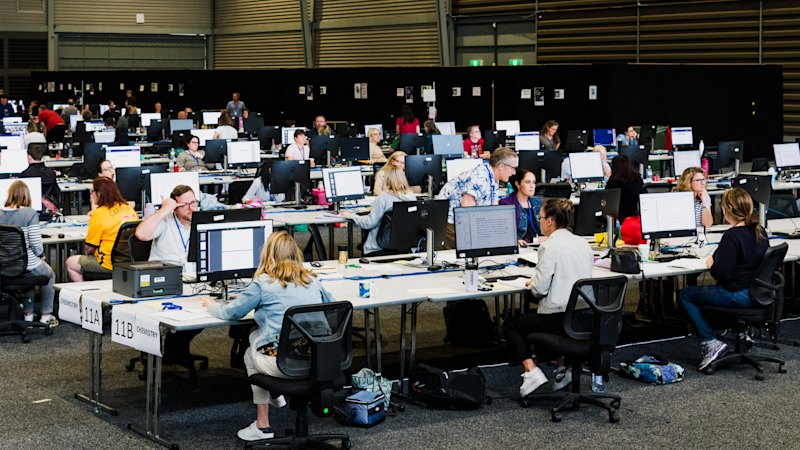 Inside the shed where HSC marks are being decided