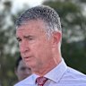 Labor believes questions remain over when the relationship between Tim Mander (right) and Amanda Camm began.