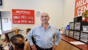 Dr Joe Garra at his Werribee clinic.