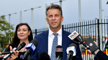 Transport Minister Andrew Constance says the final cost of building the line will not be known until passenger services begin.