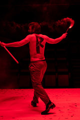 Ewen Leslie plays three roles in STC’s Julius Caesar.