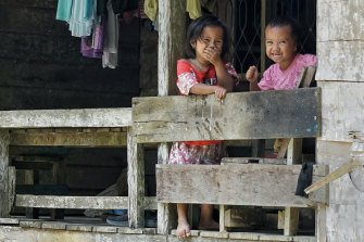You're building the capital here? Children of Pemaluan village could be displaced by Indonesia's new capital city on the island of Borneo.