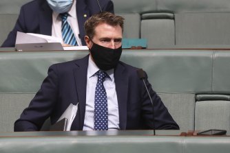 Christian Porter during question time on Tuesday.