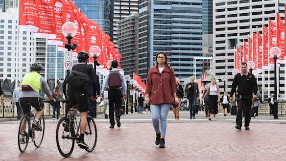 The Pyrmont Bridge is crossed six million times each year.