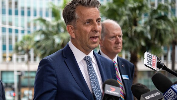 Transport Minister Andrew Constance will split the remaining 49 per cent stake in WestConnex.
