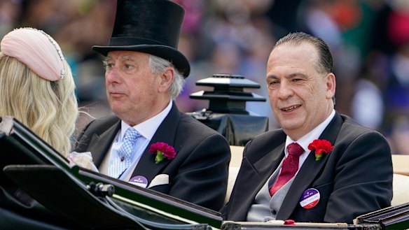 Racing NSW boss Peter V’landys at Royal Ascot.