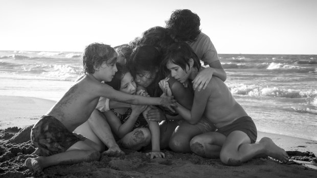 A scene from the film Roma. 