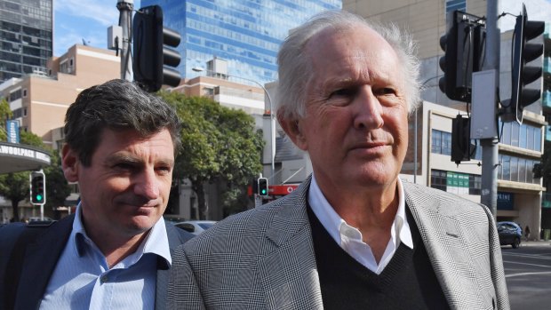 John Marshall, right, claims he headbutted his neighbour Peter Higgins in self-defence.
