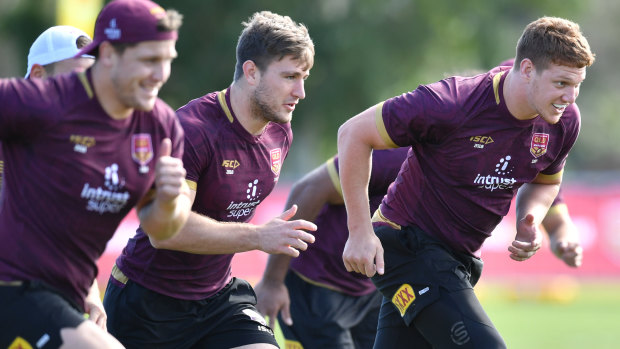 Ready to rumble: Dylan Napa has proven his fitness though will still carry an injury into Origin II.