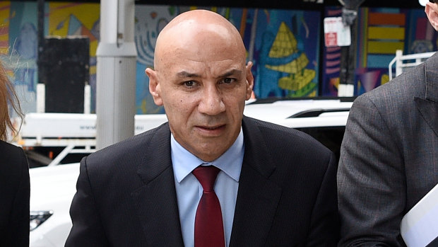 Moses Obeid arrives at the NSW Supreme Court in February.