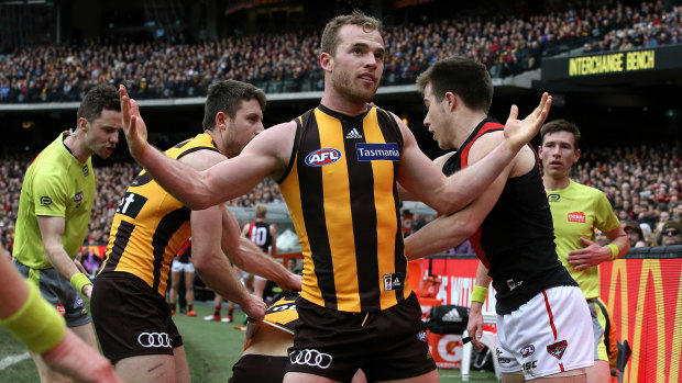 Brownlow medallist Tom Mitchell's absence leaves many question marks over the Hawks this season.