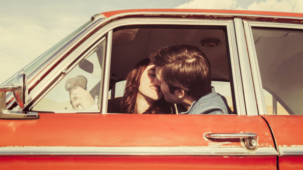 "We’d sit in my car, chatting, listening to music and making out like teenagers."