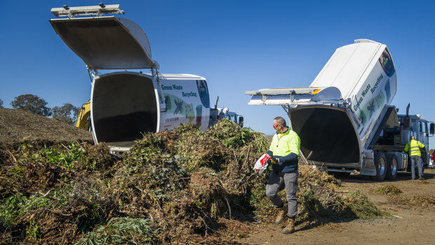 The level of contamination within the collected materials in the green waste bin program has been recorded at 0.01 per cent.