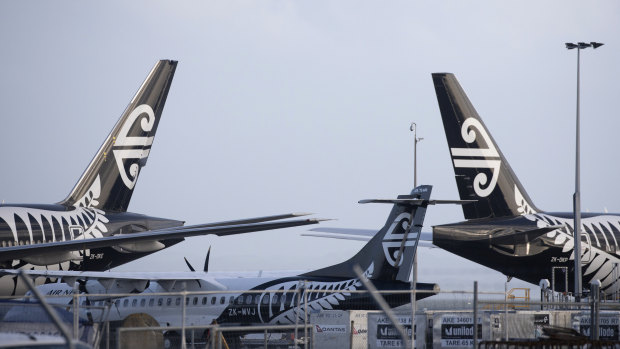 Air New Zealand has been hit harder than Qantas because it relies more on international flying. 