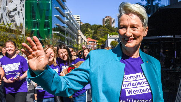 Kerryn Phelps at the official announcement of her candidacy for the seat of Wentworth.