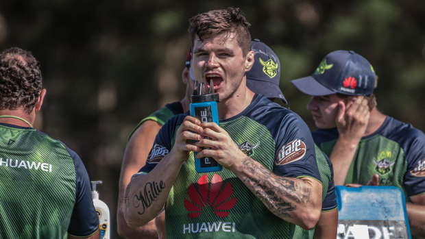 Raiders recruit John Bateman has faced a baptism of fire in his first weeks in Canberra.