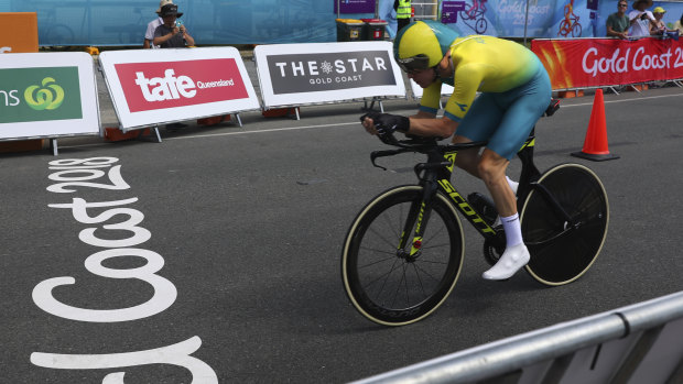 Australia's Cameron Meyer flew to victory in the Individual Time Trial.
