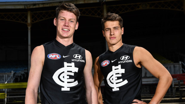 Sam Walsh and Liam Stocker are both aiming to play round one next season.