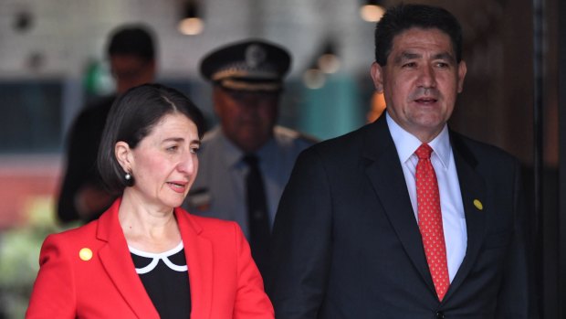 Premier Gladys Berejiklian and Acting Sports Minister Geoff Lee defended the decision by Stuart Ayres to intervene in a sports grants process while sports minister in 2018.