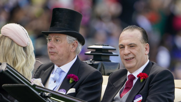 Racing NSW boss Peter V’landys at Royal Ascot.