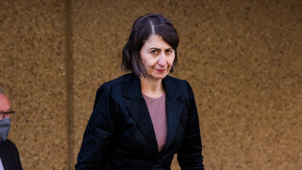 NSW Premier Gladys Berejiklian pictured on Wednesday.