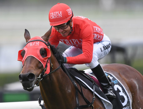 Red zone: Redzel will look to control the Victory Stakes from start to finish at Eagle Farm on Saturday.