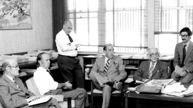 Brains trust: A Herald conference at Broadway in 1979.