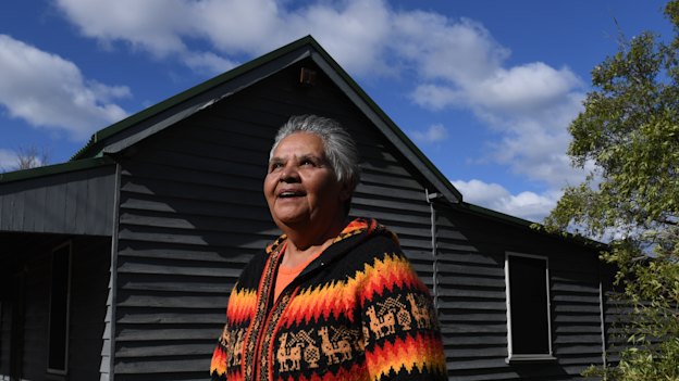 Janelle Burnes had to give up work to care for her eight-year-old grandson. He suffers from a range of mental illnesses, including psychosis, attributed to his parents' ice addictions. 