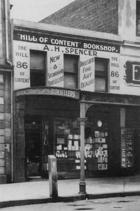 In the early days of the Hill of Content book store.