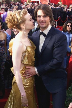 Happier times: Nicole Kidman with former husband Tom Cruise.  