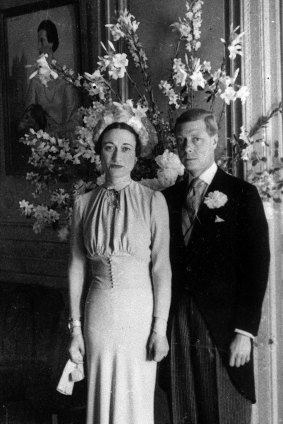 Wallis and Edward after their wedding at the Chateau de Cande.