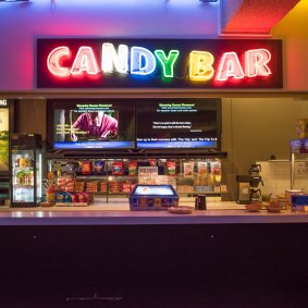 The candy bar at Waverley cinema.