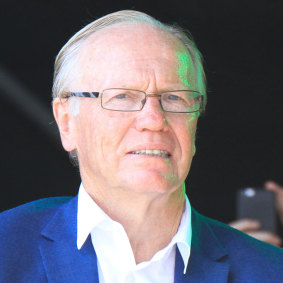 Peter Beattie on the Gold Coast on Monday.