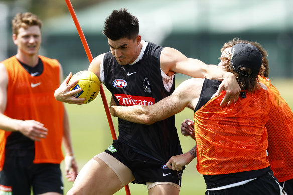 Brayden Maynard has signed a new contract with Collingwood.