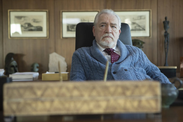 Brian Cox as Logan Roy in Succession.