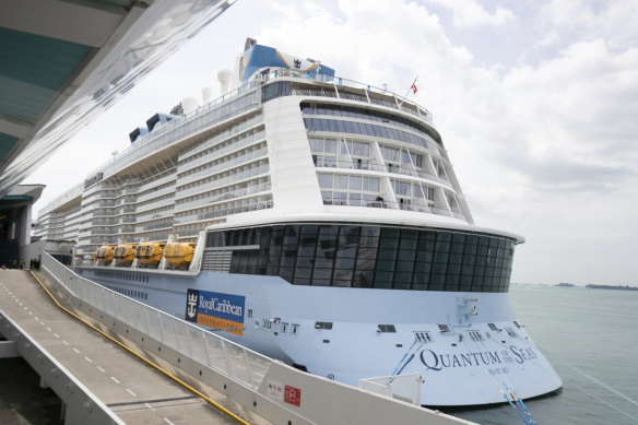 Royal Carribean’s Quantum of the Seas is home-berthed in Brisbane this summer. 
