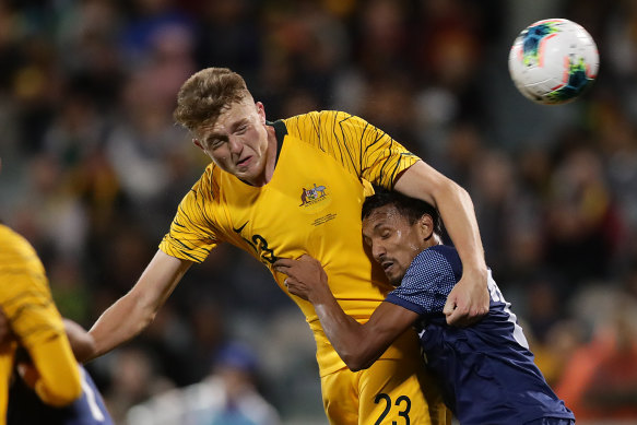Harry Souttar made his Socceroos debut in 2019, but has gone from strength to strength this season.