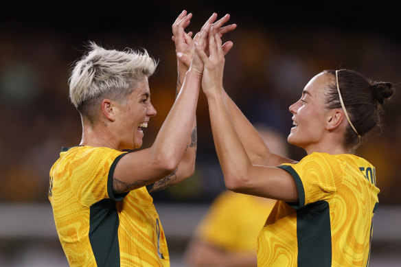 Michelle Heyman, Caitlin Foord and the Matildas are coming back to Sydney.