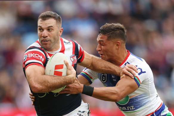 A decision will be made on Sunday morning on whether James Tedesco is pulled from the Roosters’ clash with North Queensland.