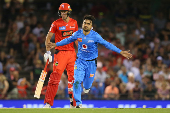 Adelaide Striker star Khan is the No.1 T20 bowler in the world.