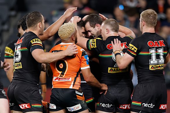 The Panthers are gathering a head of steam and loom as a main danger to the Raiders.