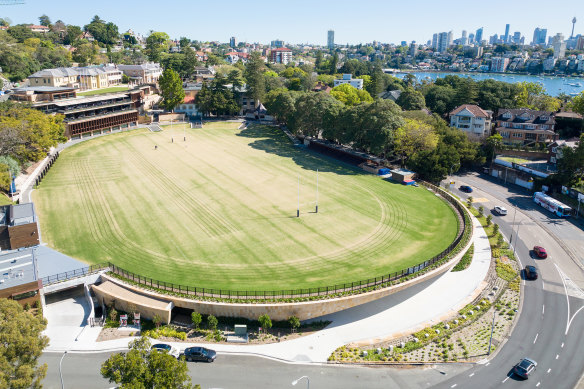 The Hordern Oval at Cranbrook School.