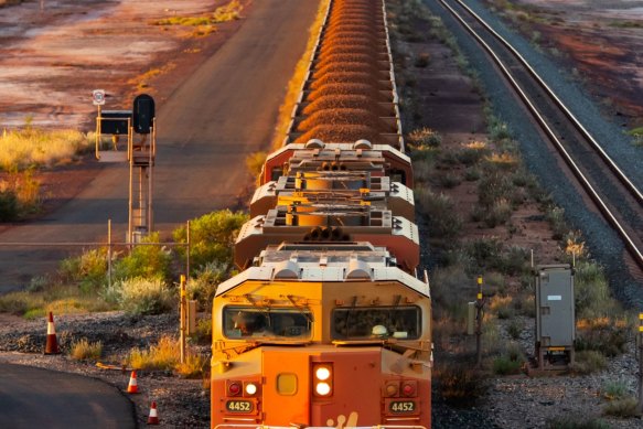 Iron ore underpinned BHP’s result. 