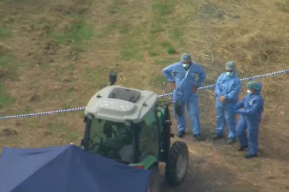 Queensland police have established a crime scene at a property south of Brisbane where a 32-year-old woman was found dead on Thursday morning.