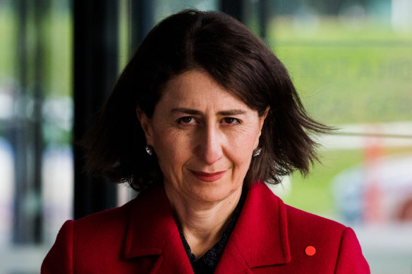 Gladys Berejiklian today.