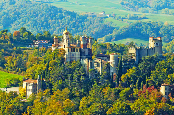 An eccentric folly … Rocchetta Mattei Castle.