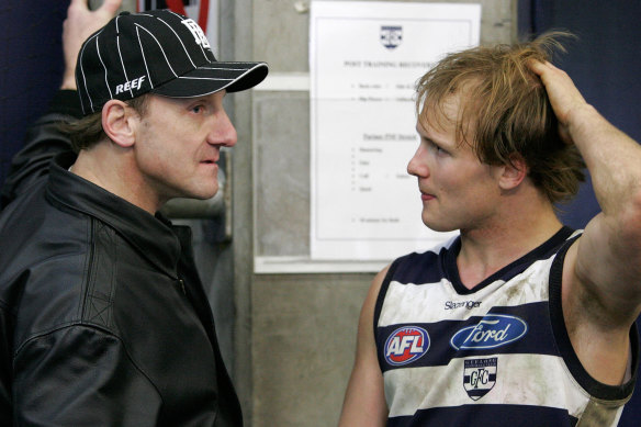 Gary Ablett snr with son Gary jnr.