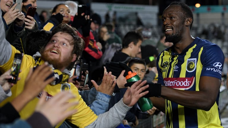 Usain Bolt brought 10,000 fans to his first Mariners appearance last weekend. 