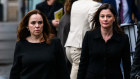 Former Super Retail chief legal officer Rebecca Farrell (left) and former senior lawyer and company secretary, Amelia Berczelly are suing the retailer.
